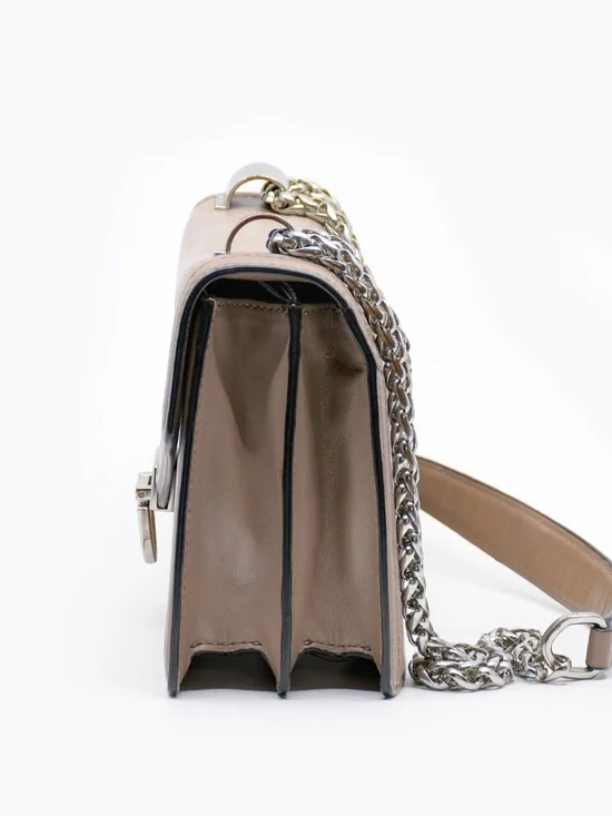 RUDSAK Leather Crossbody Bag with Wheat/Spiga Link Strap - Picture 2 of 15